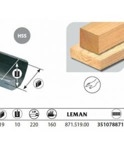 Leman - Outil Tournage Acier / Gouge à Degrossir Larg. 19mm -LEMAN Soldes Boutique 1016358 4
