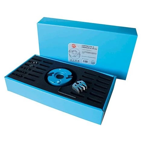 Coffret De Porte-outils à Profiler D. 100 Mm Al. 30 Mm Ht. 50 Mm Et 24 Jeux De Fers Profilés - 093.50.30.24 - Leman 3 Coffret De Porte-outils à Profiler D. 100 Mm Al. 30 Mm Ht. 50 Mm Et 24 Jeux De Fers Profilés - 093.50.30.24 - Leman