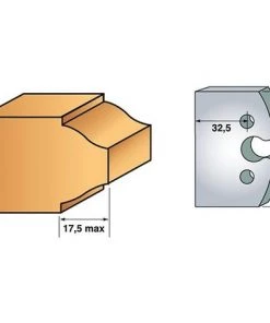 Jeu De 2 Fers Bruts à Profiler N°193 - 800.193 - Leman