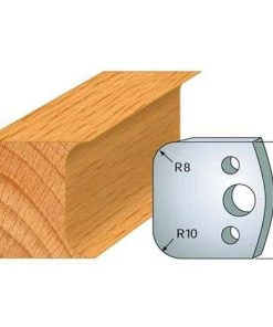 Jeu De 2 Fers Profilés Acier Ht. 40 Mm N°003 Double Congé 8 Et 10 - 800.003 - Leman