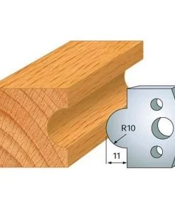 Jeu De 2 Fers Profilés Acier Ht. 40 Mm N°014 Gueule De Loup - 800.014 - Leman