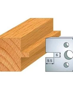 Jeu De 2 Fers Profilés Acier Ht. 40 Mm N°017 Languette 6 Mm - 800.017 - Leman