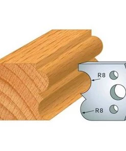 Jeu De 2 Fers Profilés Acier Ht. 40 Mm N°028 Tore à Gorge - 800.028 - Leman