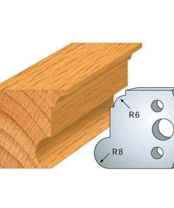 Jeu De 2 Fers Profilés Acier Ht. 40 Mm N°054 Gorge Et Congé - 800.054 - Leman