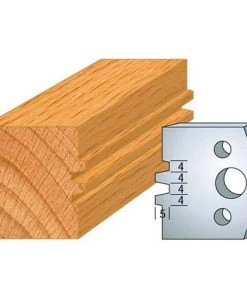 Jeu De 2 Fers Profilés Acier Ht. 40 Mm N°075 Bouvetage - 800.075 - Leman