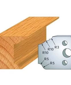 Jeu De 2 Fers Profilés Acier Ht. 40 Mm N°078 Bec De Corbin - 800.078 - Leman
