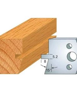 Jeu De 2 Fers Profilés Acier Ht. 40 Mm N°086 Rainure Chanfrein - 800.086 - Leman