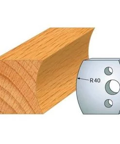 Jeu De 2 Fers Profilés Acier Ht. 40 Mm N°087 Congé - 800.087 - Leman