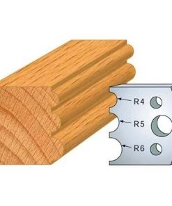 Jeu De 2 Fers Profilés Acier Ht. 40 Mm N°090 Tourillons - 800.090 - Leman