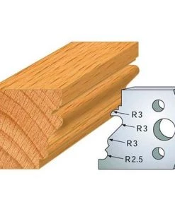 Jeu De 2 Fers Profilés Acier Ht. 40 Mm N°122 Louis XV - 800.122 - Leman