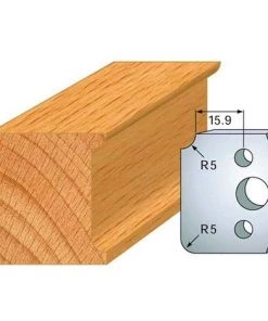 Jeu De 2 Fers Profilés Acier Ht. 40 Mm N°172 Fer R.5 Mm - 800.172 - Leman