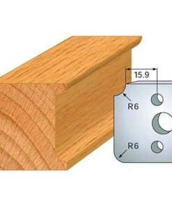Jeu De 2 Fers Profilés Acier Ht. 40 Mm N°173 Fer R.6 Mm - 800.173 - Leman
