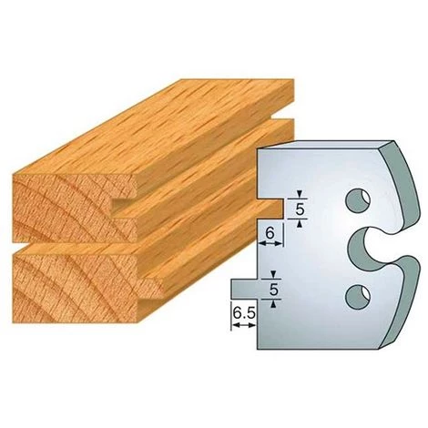 Jeu De 2 Fers Profilés Acier Ht. 50 Mm N°201 Rainure-Languette - 855.201 - Leman 3 Jeu De 2 Fers Profilés Acier Ht. 50 Mm N°201 Rainure-Languette - 855.201 - Leman