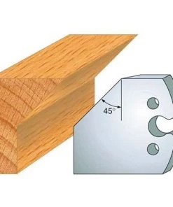 Jeu De 2 Fers Profilés Acier Ht. 50 Mm N°205 Chanfrein 45° - 855.205 - Leman