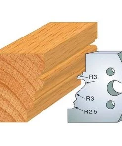 Jeu De 2 Fers Profilés Acier Ht. 50 Mm N°213 Baguette Style Louis XV - 855.213 - Leman