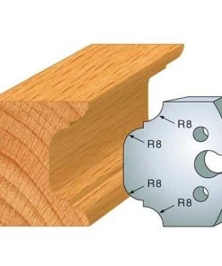 Jeu De 2 Fers Profilés Acier Ht. 50 Mm N°214 Congé De 1/4 De Rond - 855.214 - Leman