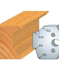 Jeu De 2 Fers Profilés Acier Ht. 50 Mm N°217 Doucine Rustique - 855.217 - Leman