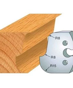 Jeu De 2 Fers Profilés Acier Ht. 50 Mm N°224 1/4 De Rond Et Doucine - 855.224 - Leman