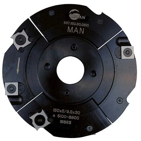 Porte-outils à Rainer Extensible D. 150 Mm Al. 30 Mm Ep. 5 Mm Al. 9,5 Mm Z4 Et 4 - 937.150.30.0510 - Leman 3 Porte-outils à Rainer Extensible D. 150 Mm Al. 30 Mm Ep. 5 Mm Al. 9,5 Mm Z4 Et 4 - 937.150.30.0510 - Leman