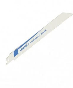 Leman - 100 Lame De Scie Sabre / 180mm Pas Variable 2,5/1,8mm Bois Avec Clous / Acier
