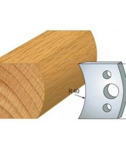 Leman - Jeu De 2 Contre-fers Profilés Ht.40 Mm N°008