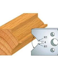 Leman - Jeu De 2 Fers Profilés Acier Ht.40 Mm N°072