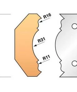 Leman - Jeu De 2 Fers Profilés N°353 Pour Porte-outils Ht.90 Mm