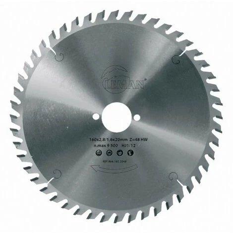 Leman - Lame De Scie Circulaire D.130 X 20 X ép.2,6/1,6 Mm 36 Dents 3 Leman - Lame De Scie Circulaire D.130 X 20 X ép.2,6/1,6 Mm 36 Dents