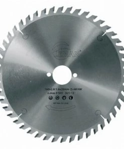 Leman - Lame De Scie Circulaire D.165 X 20 X ép.2,6/1,8 Mm Dents 42 TP NEG ALU