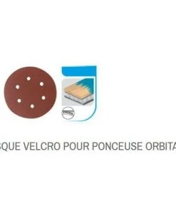 Leman - Disque Velcro 8 Trous D.115 Gr 40