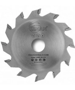 Leman - Lame Carbure à Rainer D.125x2,5x30 12z Plate / Bois