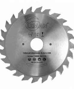Leman - Lame Carbure Inciseur Conique 100x20 Mm 18 Dents