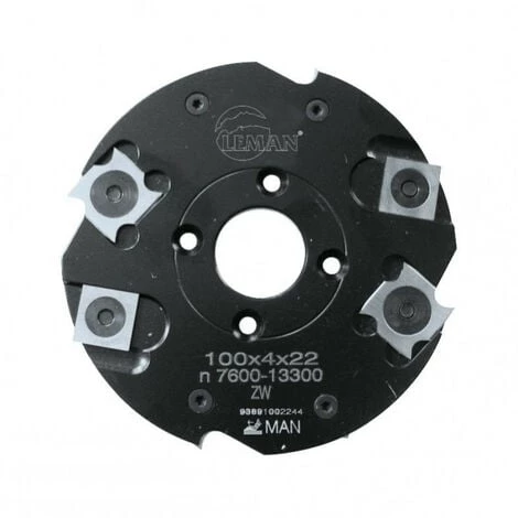 Leman - Porte-outils à Rainer Pour Assemblage à Lamelle D.100 X 3,96 X Al.22 Mm Dents 4V4 3 Leman - Porte-outils à Rainer Pour Assemblage à Lamelle D.100 X 3,96 X Al.22 Mm Dents 4V4