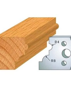 Jeu De 2 Fers Profilés Acier Ht. 40 Mm N°024 1/4 De Rond Et Boudin - 800.024 - Leman