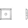 Lot De 10 Plaquettes Réversibles Au Carbure KO5 12x12x1,5 Mm 4 Coupes Pour Bois - 0012.1215.00 - Leman -LEMAN Soldes Boutique 11736778 1