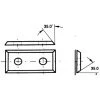 Lot De 10 Plaquettes Réversibles Au Carbure - 35° KO5 49,5x12x1,5 Mm 4 Coupes Pour Bois - 02.2556.4 - Leman -LEMAN Soldes Boutique 11736780 1