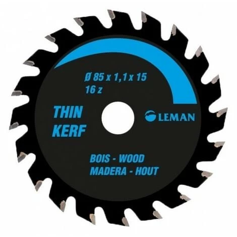 Leman - Lame De Scie Circulaire Portative Fine 136x20mm 24 Dents 3 Leman - Lame De Scie Circulaire Portative Fine 136x20mm 24 Dents