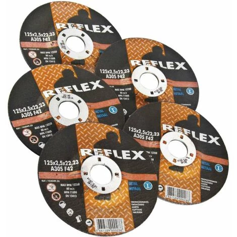 LEMAN Disque Fer Ø 125 Mm 5 Pièces 4 LEMAN Disque Fer Ø 125 Mm 5 Pièces – Image 2