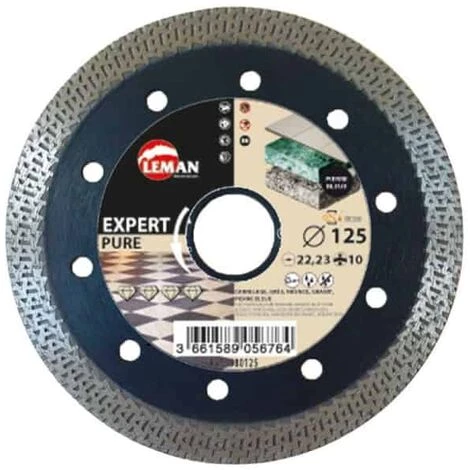 LEMAN Disque Diamant Grès Cérame 125mm - 980125 3 LEMAN Disque Diamant Grès Cérame 125mm - 980125