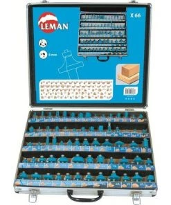 Coffret De 66 Mèches LEMAN De Défonceuse Assorties - 428 700 66