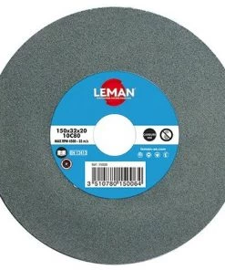 Meule Vitrifiée Verte Carbure HM à Sec D. 200 X Al. 32 X Ep. 32 Mm Gr. 80 - 23228 - Leman - Vert - Vert