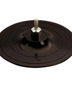 Plateau Caoutchouc Sur Tige Avec Supprot Auto-agrippant - D. 150 Mm X Q. 8 Mm - 158.16 - Leman