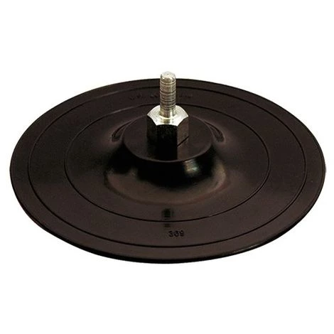 Plateau Caoutchouc Sur Tige Avec Supprot Auto-agrippant - D. 150 Mm X Q. 8 Mm - 158.16 - Leman 3 Plateau Caoutchouc Sur Tige Avec Supprot Auto-agrippant - D. 150 Mm X Q. 8 Mm - 158.16 - Leman