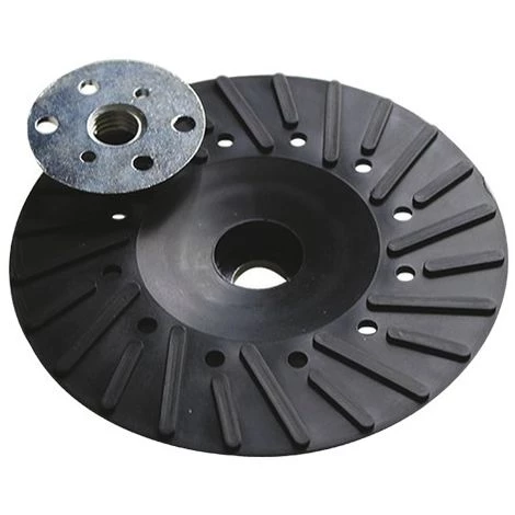 Plateau Caoutchouc Ventilé écrou M14 Pour Disque Fibre - D. 115 Mm - 117.06 - Leman 3 Plateau Caoutchouc Ventilé écrou M14 Pour Disque Fibre - D. 115 Mm - 117.06 - Leman