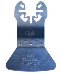 Spatule Rigide - Acier Carbone Pour Outil Oscillant L. 52 Mm Pour Carrelage, Béton Et Moquette - 4011.01 - Leman