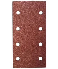 LEMAN 15 Lots De 8 Patins Auto-agrippant Corindon Semi Vrac - 115 X 230 Mm Gr. 120 - 10 Trous Bois/métal - 115230.10.83 - Lem