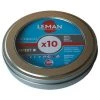 25 Disques à Tronçonner Inox à Moyeu Plat - D. 115 X Al. 22,23 X Ep. 1 Mm - 1701110 - Leman -LEMAN Soldes Boutique 15061435 1