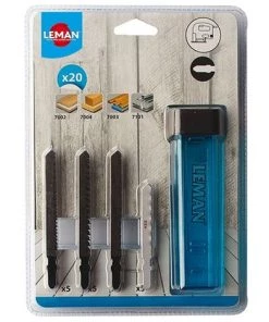 Assortiment De 20 Lames De Scie Sauteuse Pour Bois Et Métal - 8051.20 - Leman