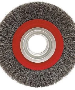LEMAN Brosse Circulaire Fil Acier Ondulé Pour Touret 0,30 Mm D. 125 Mm Al. 16 Mm Ep. 20 Mm Pour Métal - Décapage Dur - 410.12