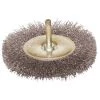 LEMAN Brosse Circulaire Sur Tige Fil Acier Ondulé Décapage Dur Bois/métal D. 40 Mm - Q. 6 Mm - Ep. 4 Mm - Fil 0,30 - 330.040A -LEMAN Soldes Boutique 15061528 1